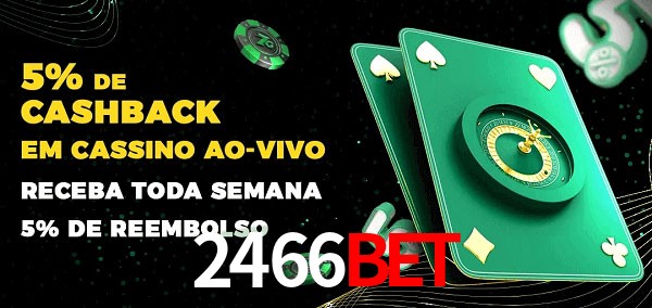 Promoções do cassino ao Vivo 2466bet